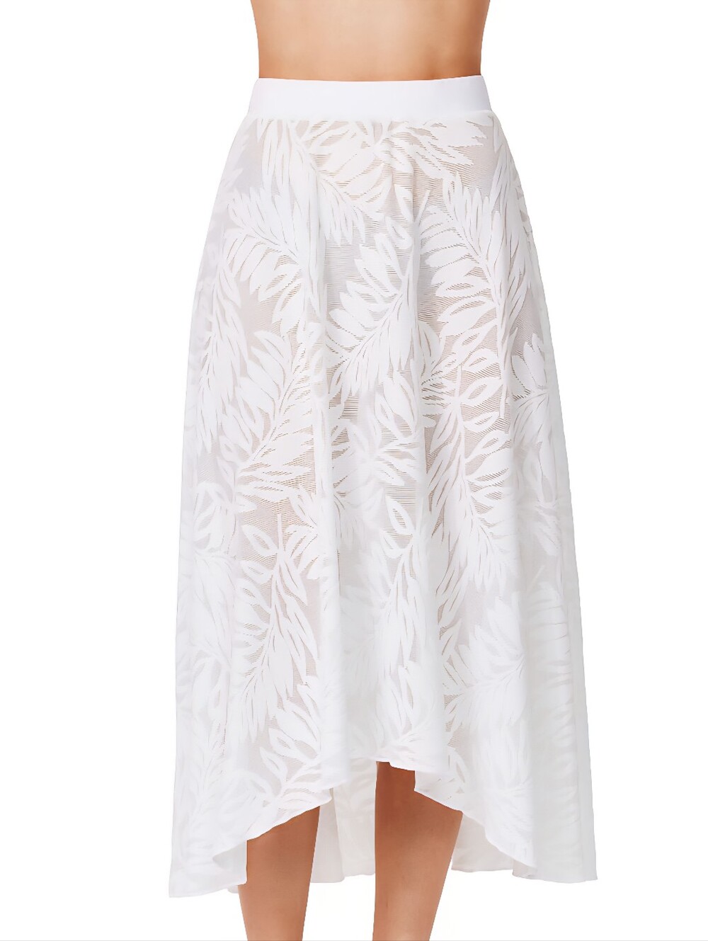 Profile By Gottex Skyfall Textured High Low Skirt Cover-Up